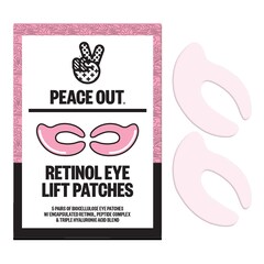 Retinol Eye Lift Patches - Parches para los ojos de biocelulosa, Peace Out Skincare