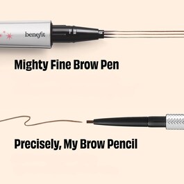 Mighty Fine Brow Pen - Lápiz de cejas de punta triple y superfina