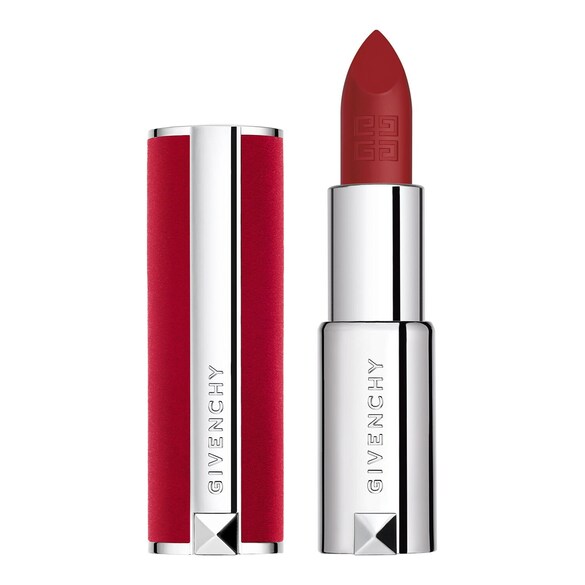 Le Rouge Deep Velvet - Barra de labios Empolvado, Mate, Alta Pigmentación, GIVENCHY