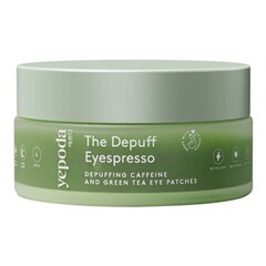 The Depuff Eyespresso – Patches oculares depurativos de cafeína y té verde, YEPODA