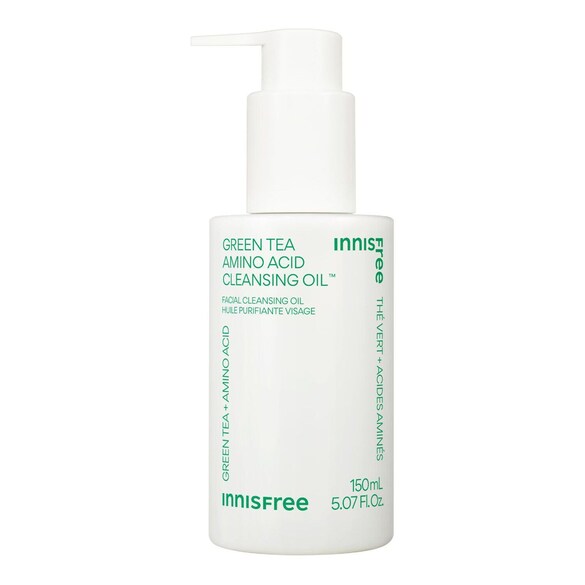 Aceite Limpiador Desmaquillante de Té Verde y Aminoácidos - Limpiador Facial, Innisfree