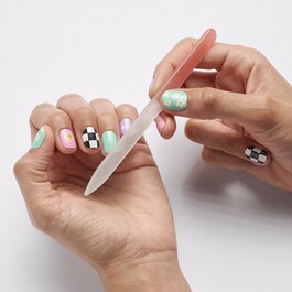 Lima de cristal para uñas