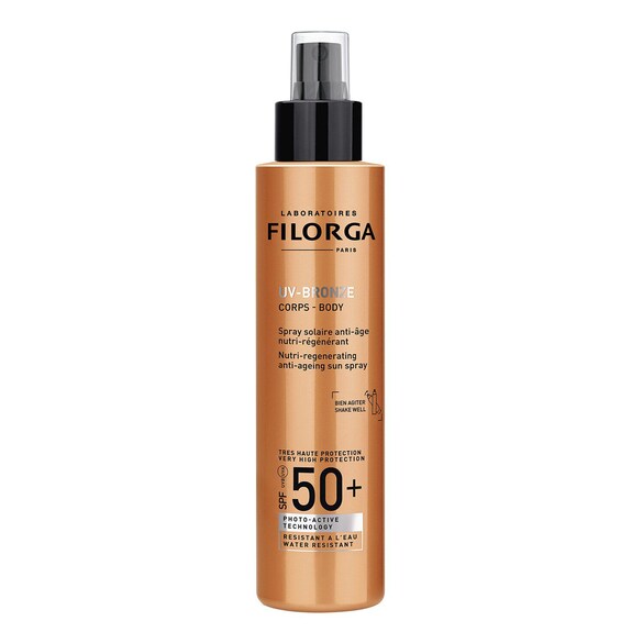 UV-Bronze cuerpo - Spray solar antiedad nutri-regenerador, Filorga