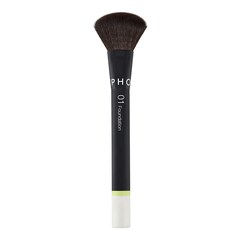 01 Brocha De Base De Maquillaje - Aplicación intuitiva, acabado perfecto, Sephora Collection