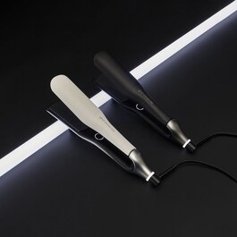 Chronos max - plancha de pelo con placas anchas negra