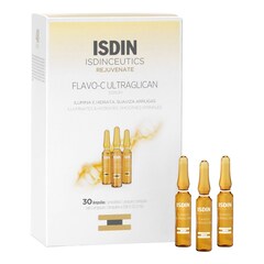 Isdinceutics flavo c ultraglican 30u - Ampollas hidratantes, ISDIN