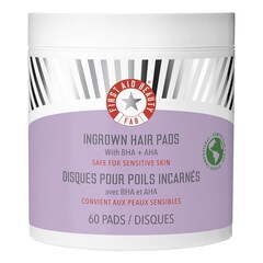 Ingrown Hair Pads - Discos compostables para vello encarnado x60, First Aid Beauty