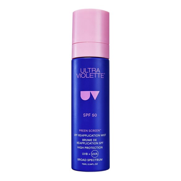 Preen Screen SPF50 Skinscreen™ - Bruma facial de protección solar, Ultra Violette