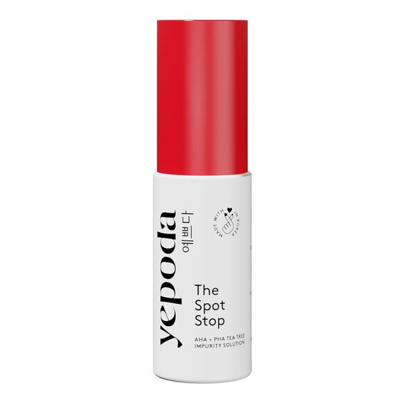 The Spot Stop –  Solución de impurezas de árbol de té AHA + PHA, YEPODA