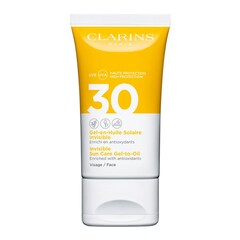Invisible Sun Oil - Rostro UVA/UVB 30 enriquecido con antioxidantes, CLARINS