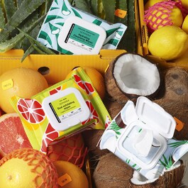Toallitas demaquillantes - Formuladas con extractos de frutas y plantas
