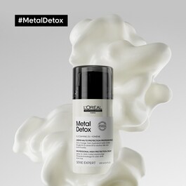 Crema sin aclarado altamente protectora anti-metal con filtro UV - Crema capilar