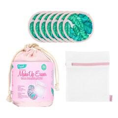 Kit 7 jours Tropical - Discos desmaquillantes reutilizables, Make Up Eraser