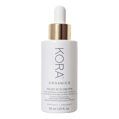 Silky Sun Drops 100% Mineral Sunscreen - SPF 30 Sérum facial, Kora Organics