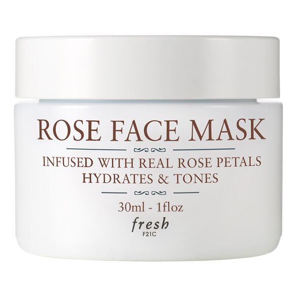 Rose Face Mask - Mascarilla hidratante de agua de rosa, FRESH
