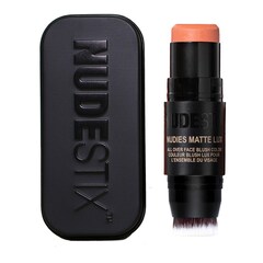 Nudies All Over Face Matte Lux - Colorete en barra, Nudestix