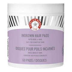 Ingrown Hair Pads - Discos compostables para vello encarnado x60, First Aid Beauty