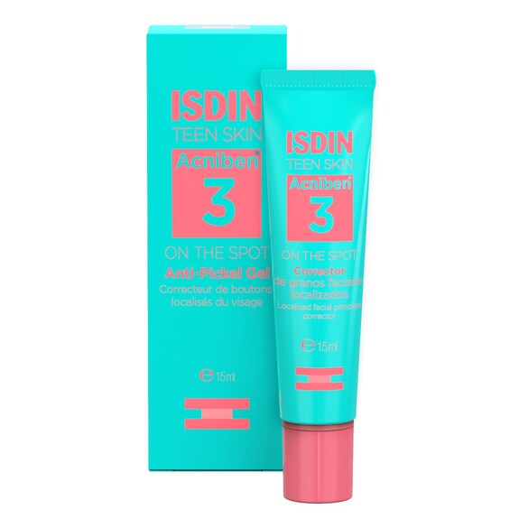 ACNIBEN - Gel secante para granos, Isdin