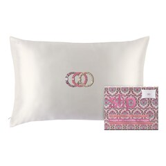 Maggie Set - Estuche regalo de funda de almohada y coleteros de seda pura, SLIP