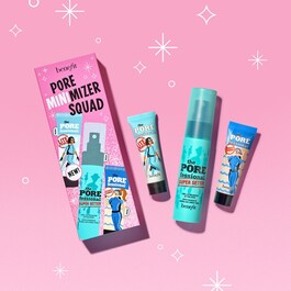 Pore ​​Minimizer Squad Kit - Kit de imprimación de base y spray fijador