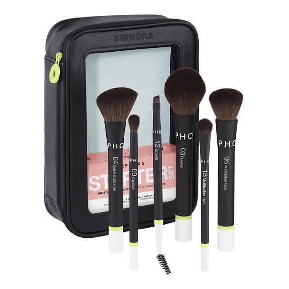 El Estuche de Brochas de Iniciación - Aplicación intuitiva, acabado perfecto, Sephora Collection