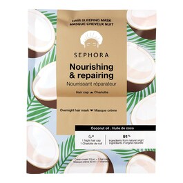 Mascarilla capilar de noche - Tratamiento capilar mascarilla crema + gorro