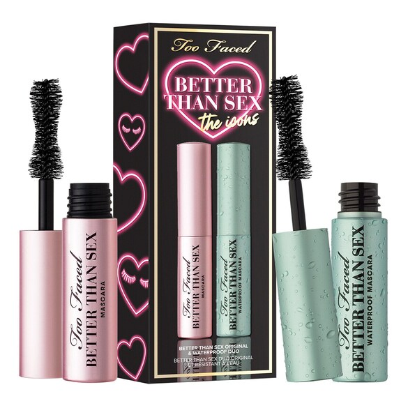 Better Than Sex:  The Icons - Kit Máscara de pestañas, TOO FACED