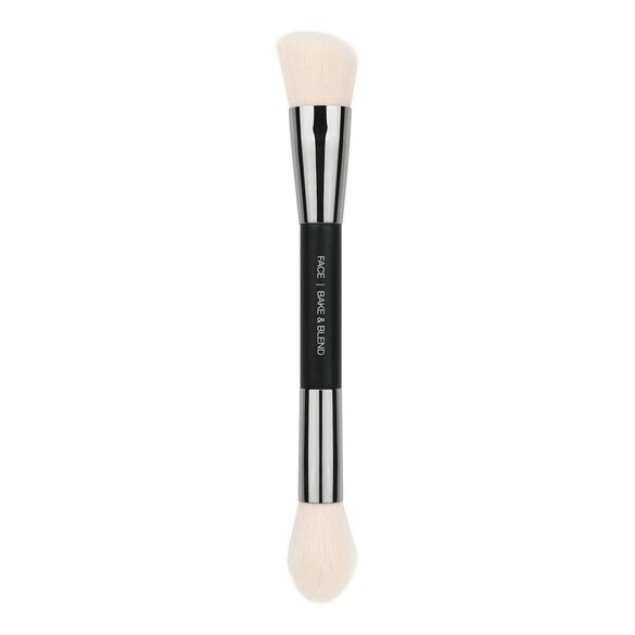 Bake & Blended Dual-Ended Brush - Brocha Polvos Doble Punta, HUDA BEAUTY