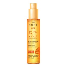 Sun Aceite - Bronceador Para Rostro Y Cuerpo Alta Protección SPF 50 