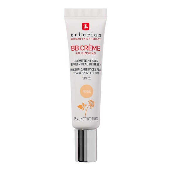 BB Crème con Ginseng - Crema facial con color formato viaje, Erborian