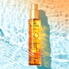 Sun Aceite - Bronceador Para Rostro Y Cuerpo Alta Protección SPF 50 