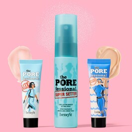 Pore ​​Minimizer Squad Kit - Kit de imprimación de base y spray fijador