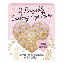 Heart cooling eye pads - Parches refrescantes reutilizables para los ojos, NPW