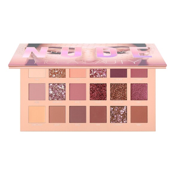 Paleta de sombras mate - New Nude Palette, HUDA BEAUTY