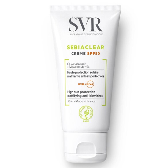 SEBIACLEAR SPF50 - Protector solar para rostro, SVR