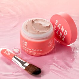 Mascarilla antiporos - Arcilla rosa de Australia - Formato de viaje