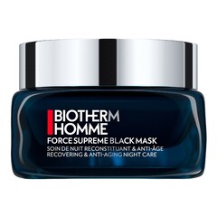 Homme Force Supreme Black Mask - Mascarilla antiedad de noche , BIOTHERM