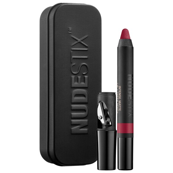 Intense matte lip and cheek pencil - Lápiz mate para labios y mejillas, NUDESTIX