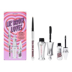 Lil' Brow Loves - kit mini lápiz de cejas, gel fijador y gel con color, BENEFIT COSMETICS