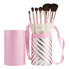 Set de 6 brochas de maquillaje para ojos y rostro, SEPHORA COLLECTION