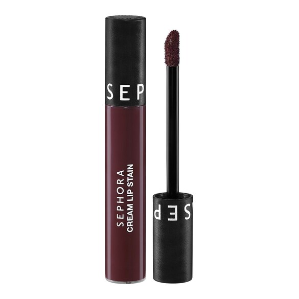 Cream Lip Stain - Rojo Aterciopelado Sin Transferencias - Labial Líquido Mate, Sephora Collection