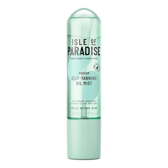 Self-Tanning Oil Mist - Aceite autobronceador para el cuerpo, ISLE OF PARADISE