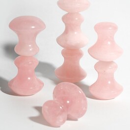 Quartz mushrooms - Piedra de masaje