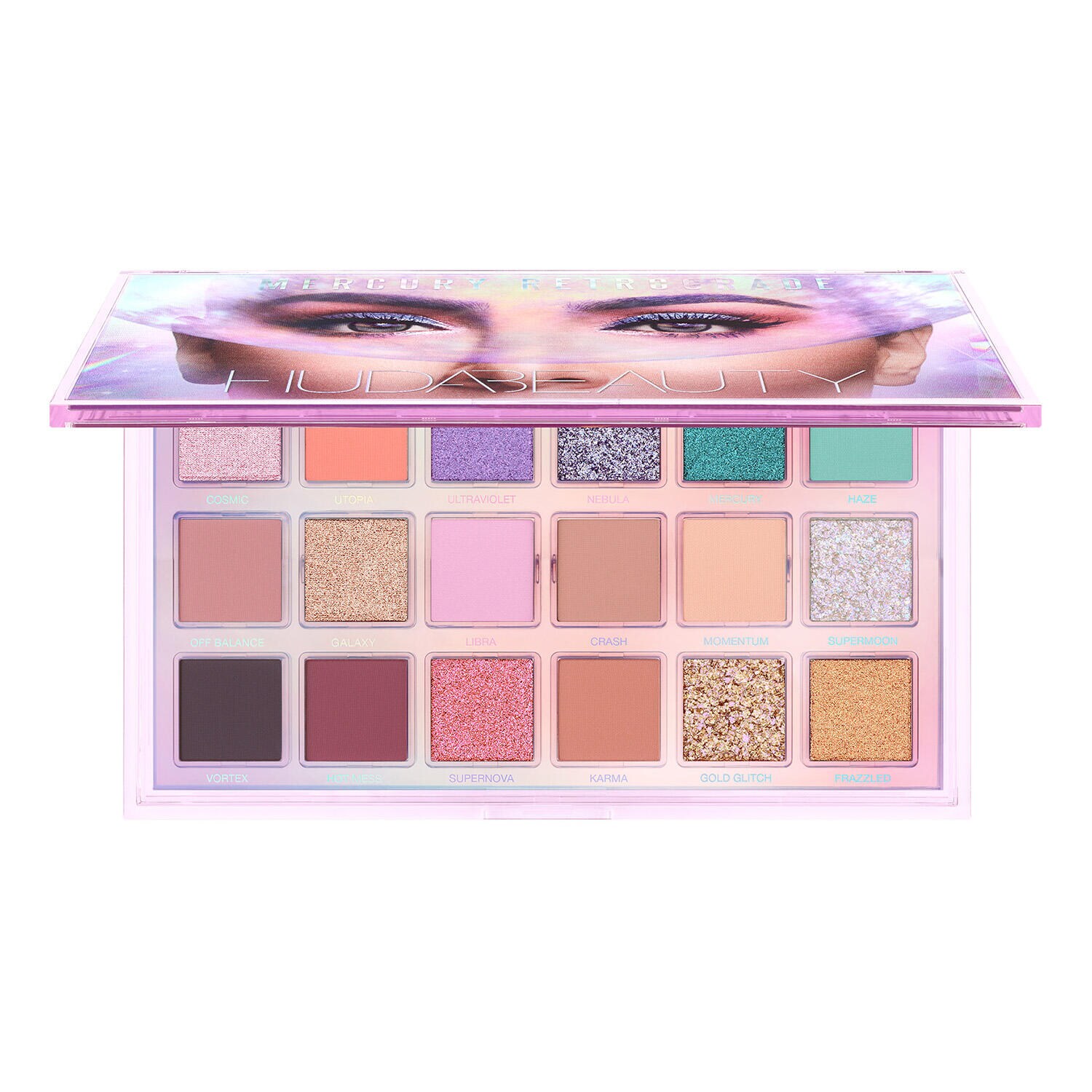 Mercury Retrograde - Paleta de sombras de ojos, HUDA BEAUTY