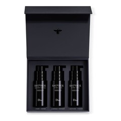 Sauvage Kit - Limpiador, loción y sérum con el poder del cactus, Dior