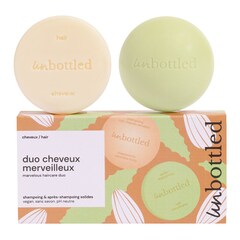 Dúo para un cabello increíble - Champú y acondicionador sólidos, UNBOTTLED