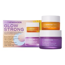 Glow Strong Set - Dúo de crema hidratante y contorno de ojos