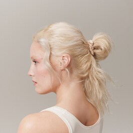 Coletero de seda rubio - Accesorio cabello
