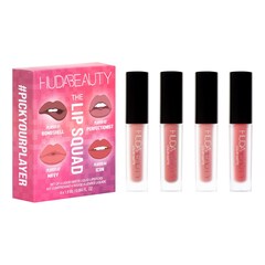The Lip Squad - Kit de mini barras de labios líquidas, HUDA BEAUTY