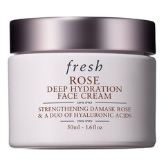 Rose Face Cream - Crema hidratante con ácido hialurónico , FRESH